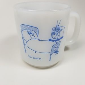 Vintage retro funny get well mug The Shut-in 1972